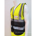 Wholesales Emergency ENISO20471 Standard Hi Viz Construction Work Safety Depot Reflective Safety Vest